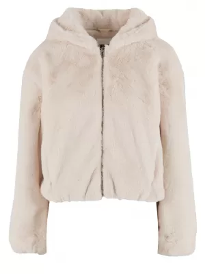 Damen-Sweatshirt URBAN CLASSICS TB7934 WEIßER SAND