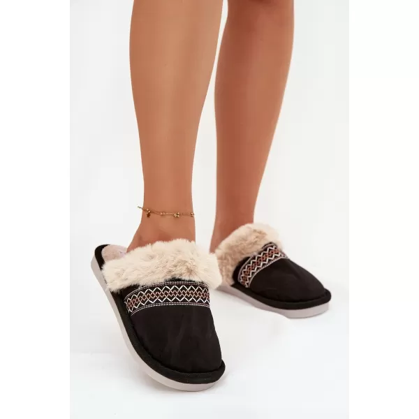  Damenhausschuhe BOTO DEVIANNE 40781 SCHWARZ 