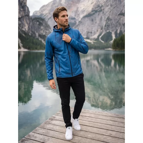  Premium-Softshelljacke für Herren ALTISPORT VOJ/ALM079JACK01 BLAU 