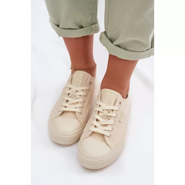  Damen-Sneaker BIG STAR TT274818 BEIGE Big Star Shoes 