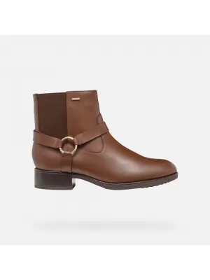 Damen-Stiefeletten GEOX FELICITY ABX G004337 BRAUN