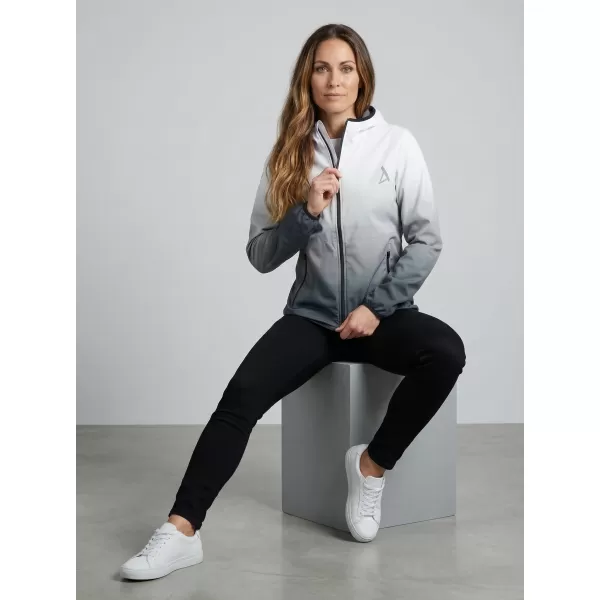  Premium-Softshelljacke für Damen ALTISPORT VOJ/ALW126JACK01 SCHWARZ UND WEIß 