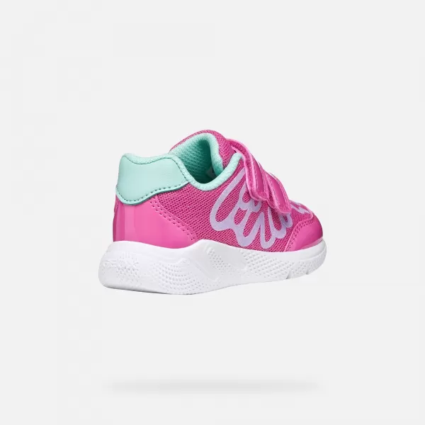  Mädchen-Sneaker GEOX SPRINTYE B654TA0GNHHC8471 ROSA 