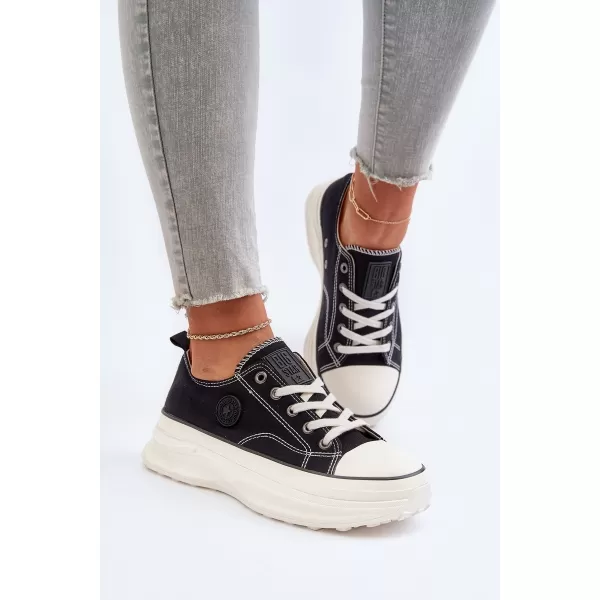  Damen-Sneaker BIG STAR NN274125 SCHWARZ Big Star Shoes 