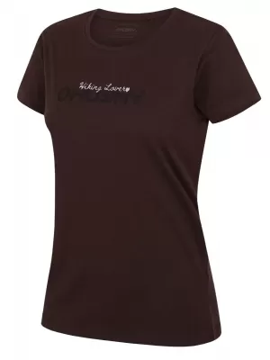 Damen-T-Shirt HUSKY TEE HIKE L BRAUN