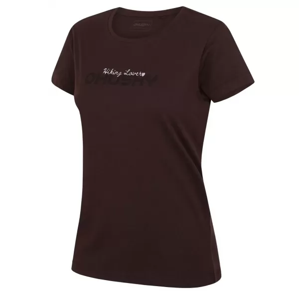  Damen-T-Shirt HUSKY TEE HIKE L BRAUN 