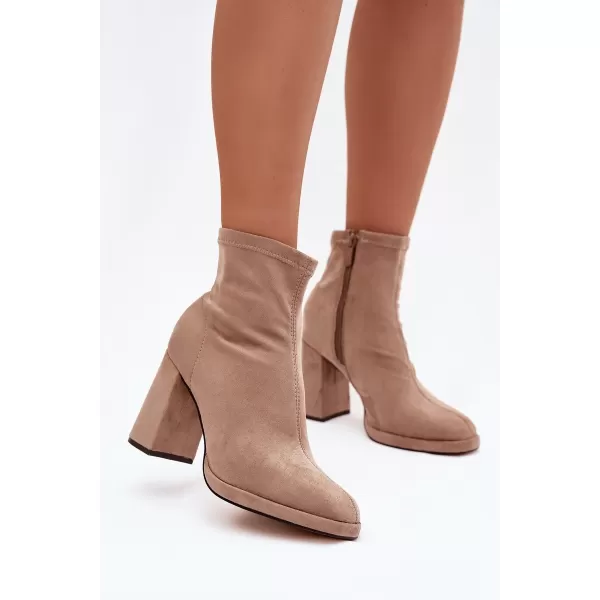  Damenschuhe mit Absatz BOTO KARVELLA 40919 KHAKI 