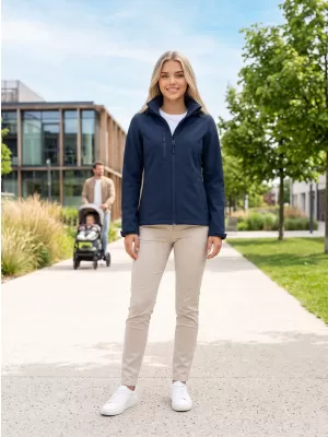 Softshelljacke für Damen ALTISPORT NoPrint NP/ALW945 MARINEBLAU