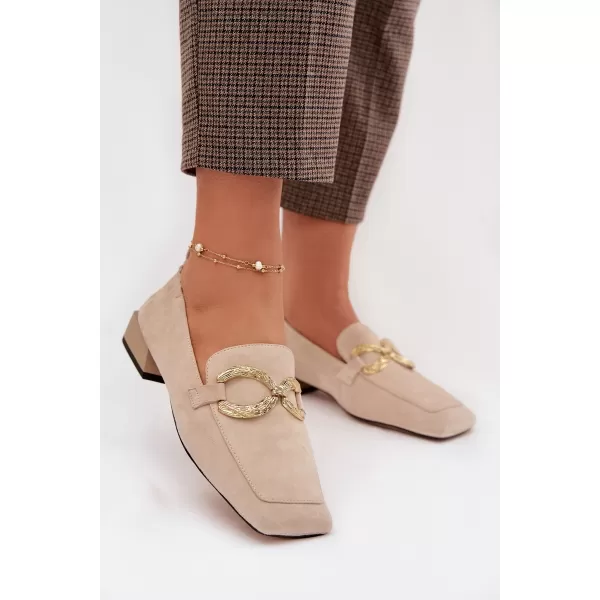  Damenmokassins D&A CR61-3115 BEIGE 
