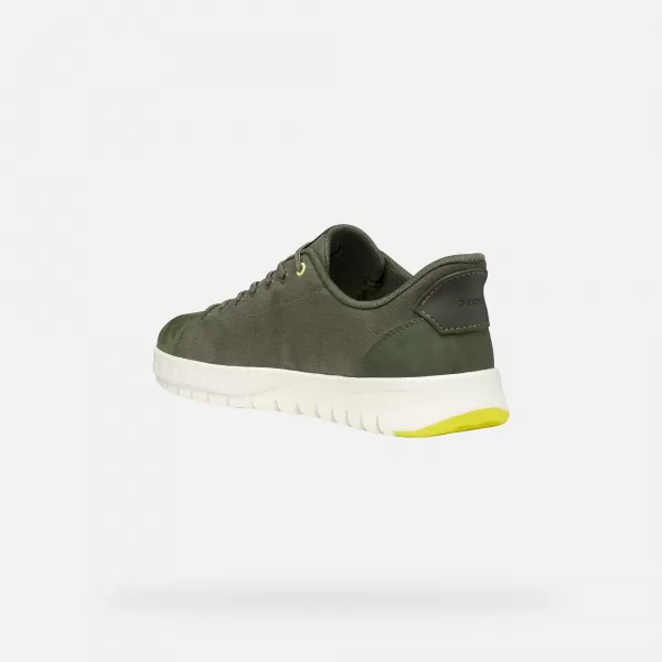 Herren-Sneaker GEOX FLEXTRIDE PLUS FAST IN G014654 DUNKELGRÜN 