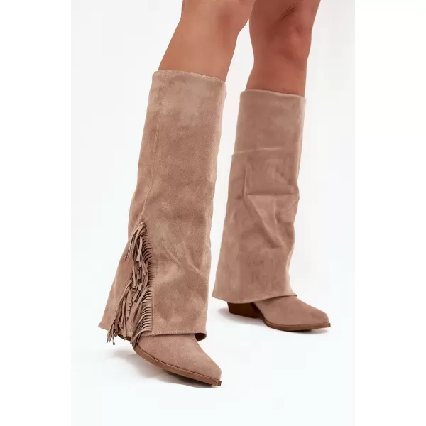  Damenschuhe mit Absatz BOTO ZALIA 38568 KHAKI 
