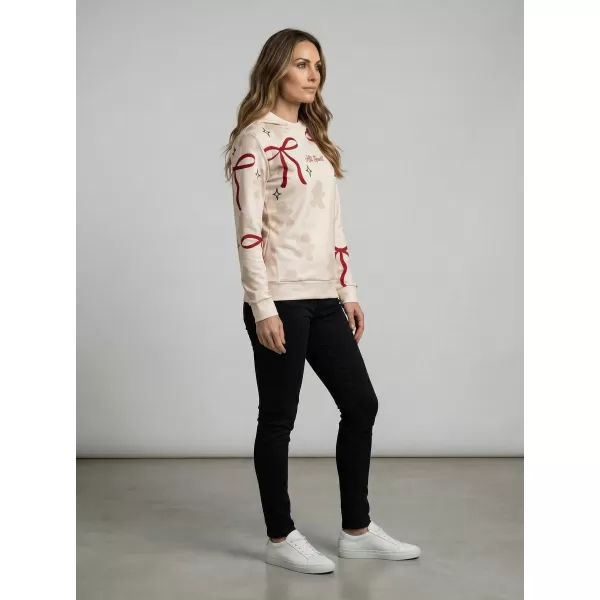  Premium-Weihnachts-Sweatshirt für Damen ALTISPORT VOJ/ALWVN10MI01 CREMIG 