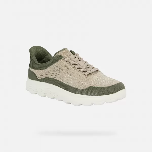  Herren-Sneaker GEOX SPHERICA PLUS FAST IN G014663 BEIGE 