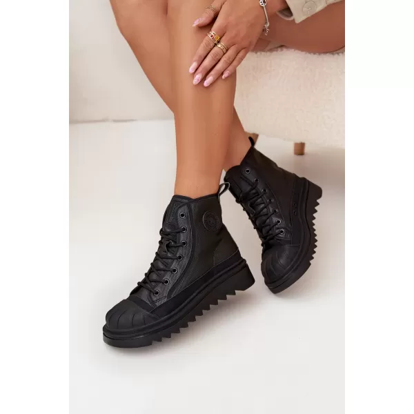  Damen-Sneaker BIG STAR OO274A355 SCHWARZ Big Star Shoes 