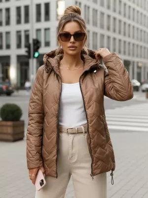 Damenjacke DSTREET TY5608 BRAUN