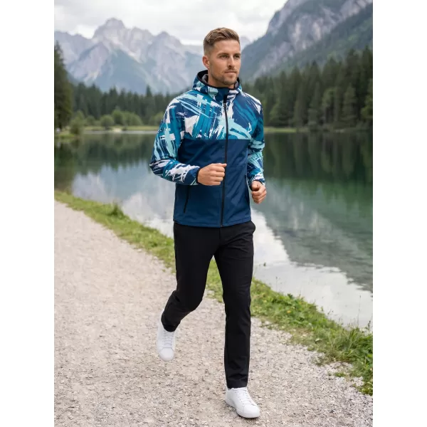  Premium-Softshelljacke für Herren ALTISPORT VOJ/ALM039JACK01 MARINEBLAU 
