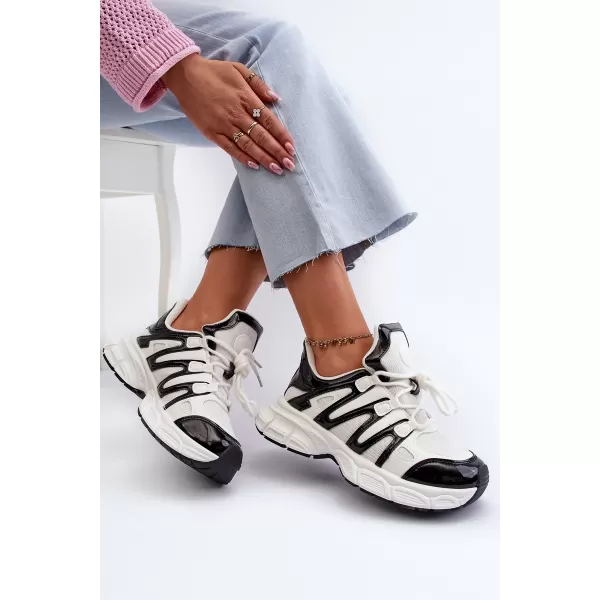  Damen-Sneaker BOTO ELLERAI 31565 WEIß/SCHWARZ 