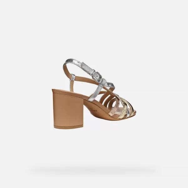  Damensandalen GEOX VIRNILISA 65 S G012824 GOLDEN 