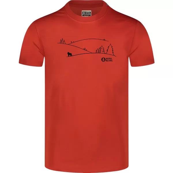 Herren-T-Shirt NORDBLANC SUCCEED NBSMT8158 ORANGE 