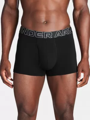 Herren-Boxershorts UNDER ARMOUR M UA PERF COTTON 3IN SCHWARZ