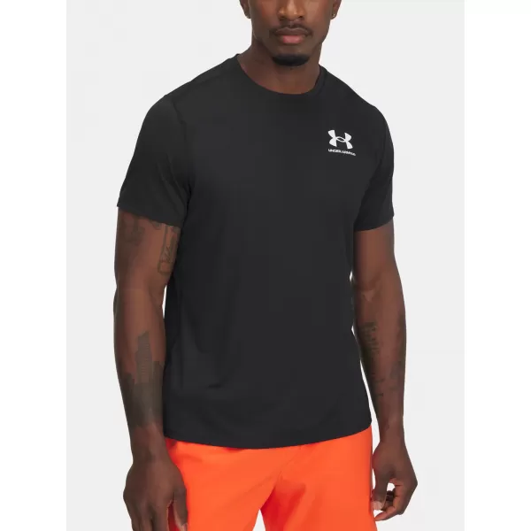  Herren-T-Shirt UNDER ARMOUR HEATGEAR FITTED SS 6000939-001 SCHWARZ 