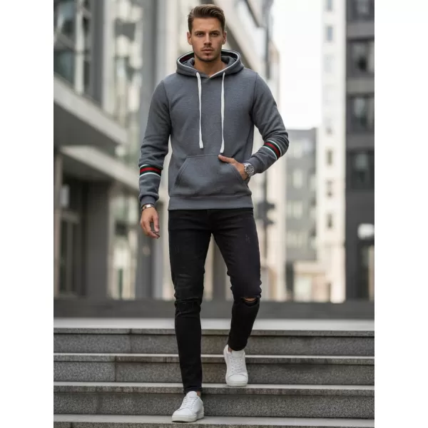  Herren-Sweatshirt DSTREET BX5946 GRAU 