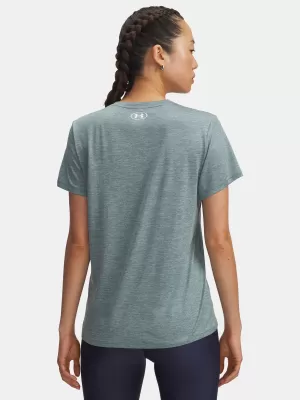 Damen-T-Shirt UNDER ARMOUR TECH SSV- TWIST 1384227-587 BLAU