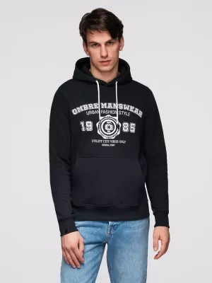 Herren-Sweatshirt OMBRE B1714 SCHWARZ