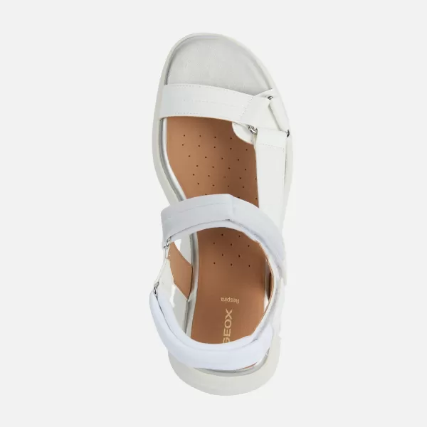  Damensandalen GEOX FLEXTRIDE S G013067 WEIß 