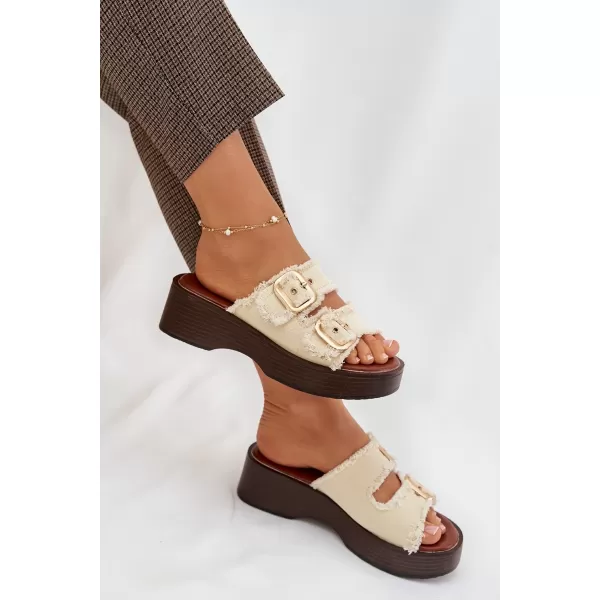  Damenhausschuhe BOTO RENELISSE 41325 BEIGE 