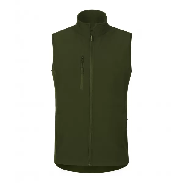  Herren-Softshellweste ALTISPORT NoPrint NP/ALM865 MILITÄR 