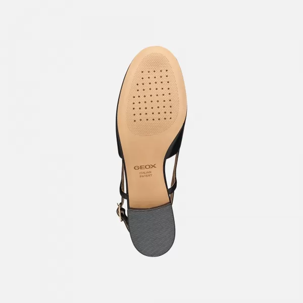  Ballerinas für Damen GEOX VIRNILISA B G012910 SCHWARZ 