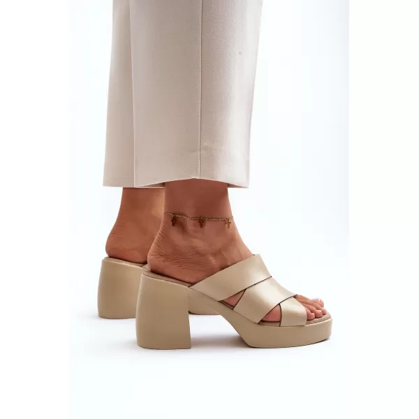  Damen-Flip-Flops ZAZOO 40373 BEIGE 
