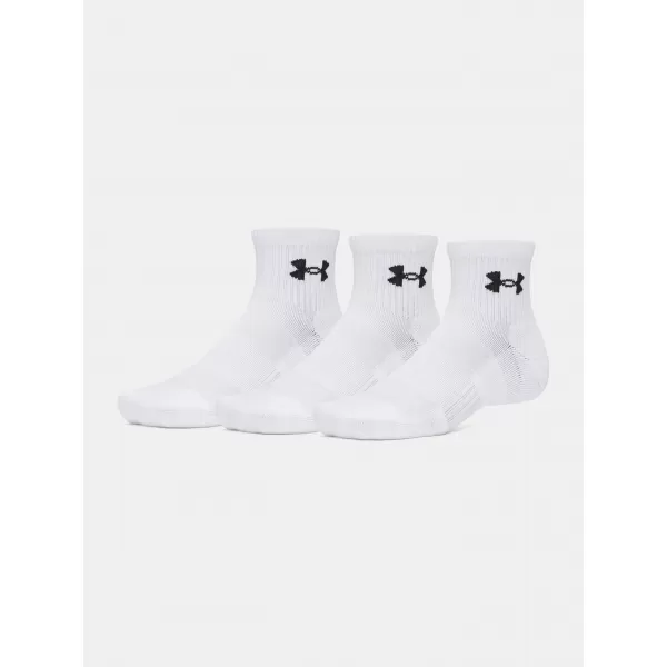  Socken UNDER ARMOUR PERFORMANCE COTTON 3P QTR 6009686-100 WEIß 