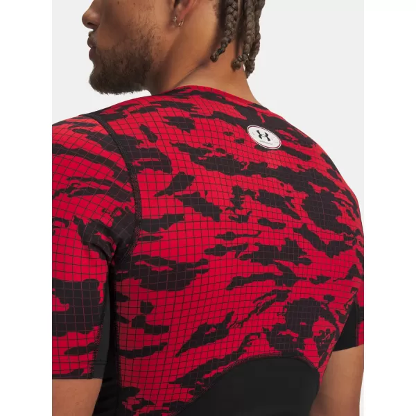  Herren-T-Shirt UNDER ARMOUR HG PRINTED SS 6009657-002 SCHWARZ 