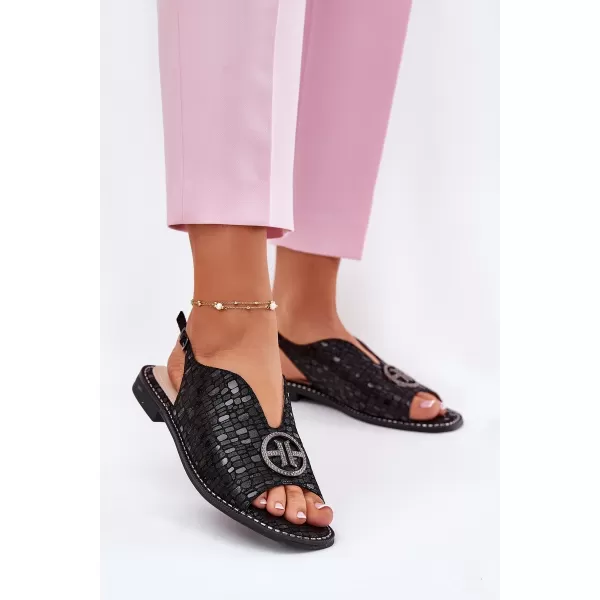  Damensandalen S.BARSKI KV51-094 SCHWARZ 