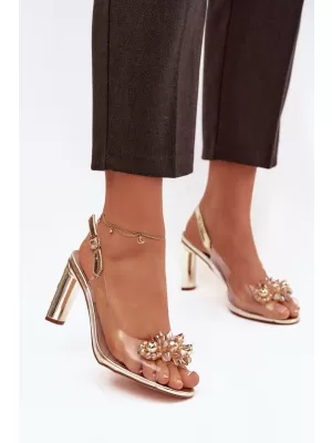 Damensandalen D&A MR52-232 GOLD