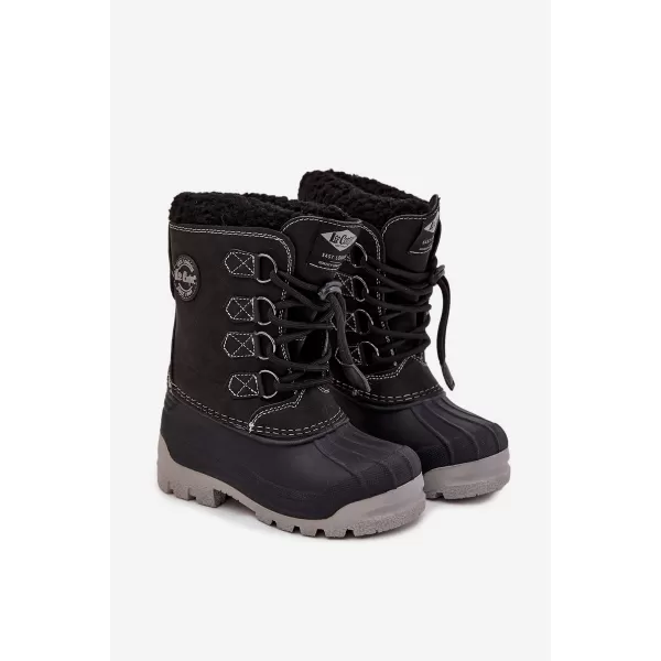  Winterschuhe für Kinder LEE COOPER LCJ-25-44-3943K SCHWARZ 