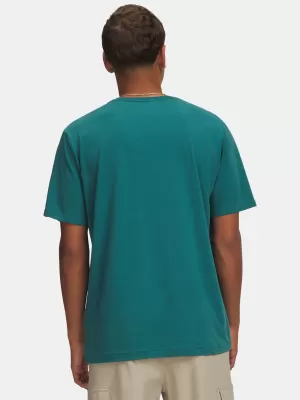Herren-T-Shirt UNDER ARMOUR M 60/40S ARMOR GLOBE SS 6009261-338 GRÜN