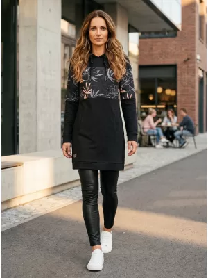Damen-Sweatshirt ALTISPORT HETHER SCHWARZ