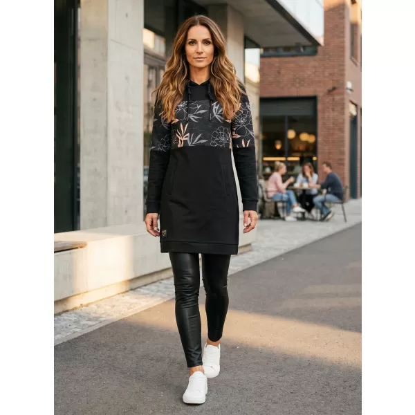  Damen-Sweatshirt ALTISPORT HETHER SCHWARZ 