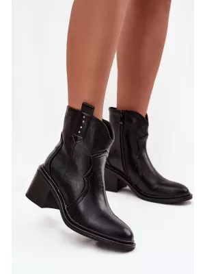 Damenschuhe mit Absatz BOTO IVERLY 40565 SCHWARZ