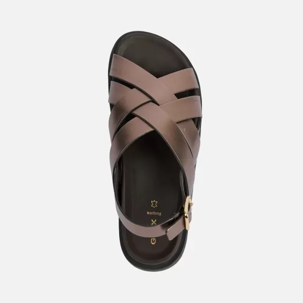  Damensandalen GEOX ADELASH G012818 BRAUN 