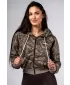 Kapuzenpullover mit Reißverschluss POWER 895 HELLBRAUN CAMO Nebbia