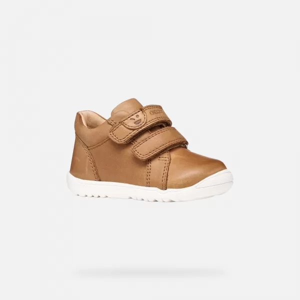  Turnschuhe für Jungen GEOX MACCHIA B254NB000CLC6627 HELLBRAUN 