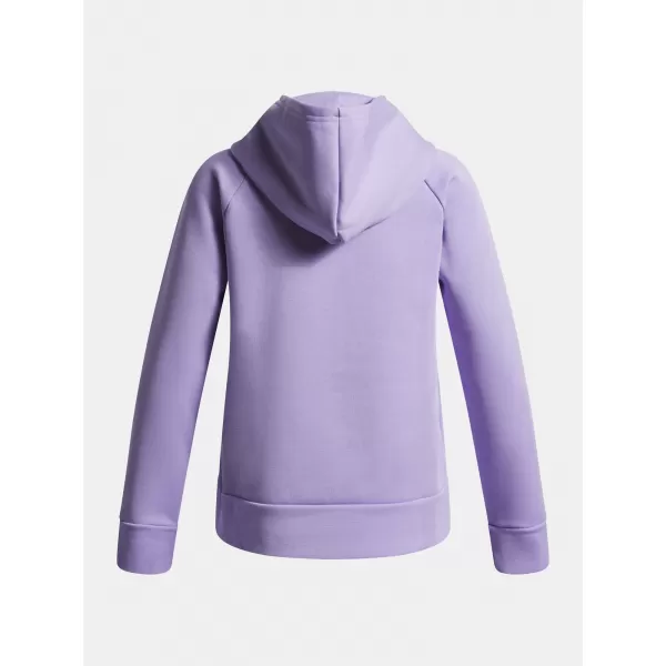 Sweatshirt für Mädchen UNDER ARMOUR UA RIVAL FLC SHIMMER HDY 6004118-538 LILA 
