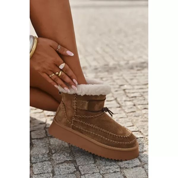  Damenschuhe BIG STAR SS274373 BRAUN/BEIGE Big Star Shoes 