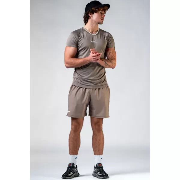  Trainingsshorts POWER 902 LIGHT BROWN ASH Nebbia 