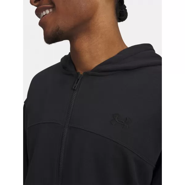  Herren-Sweatshirt UNDER ARMOUR RIVAL LW FZ 6009346-001 SCHWARZ 