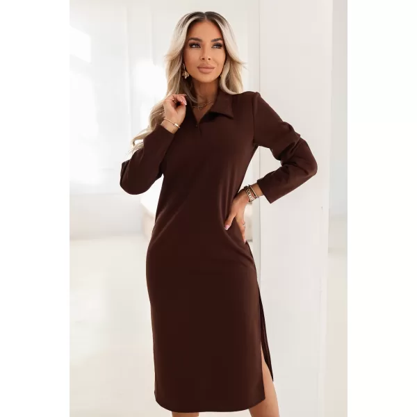  Kleid NUMOCO 649-1 SCHOKOLADE 